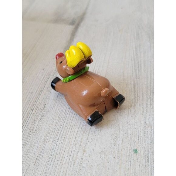 Rolling Rudolph reindeer Xmas Santa toy figure - Picture 3 of 5